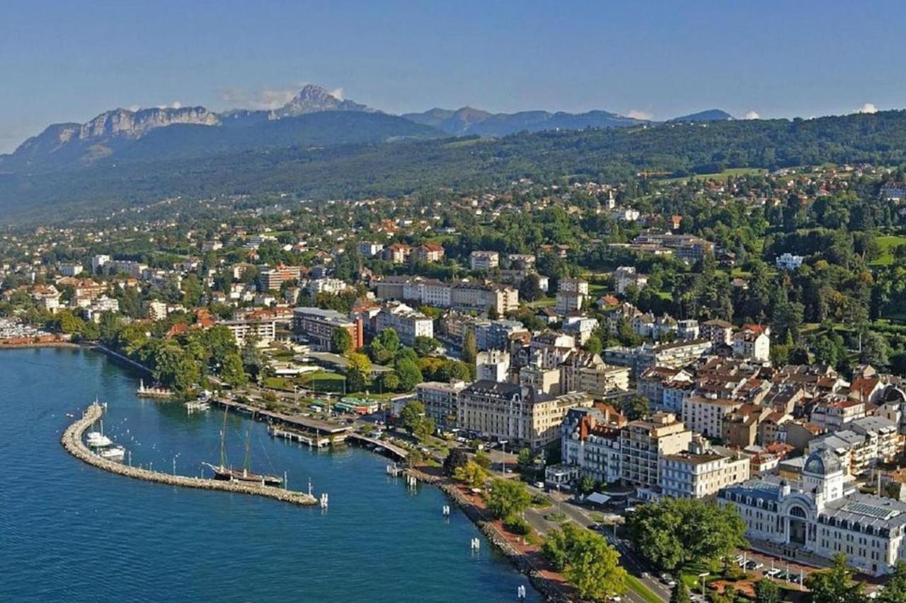 Appartement Hyper Centre Evian - Cote Theatre Dış mekan fotoğraf